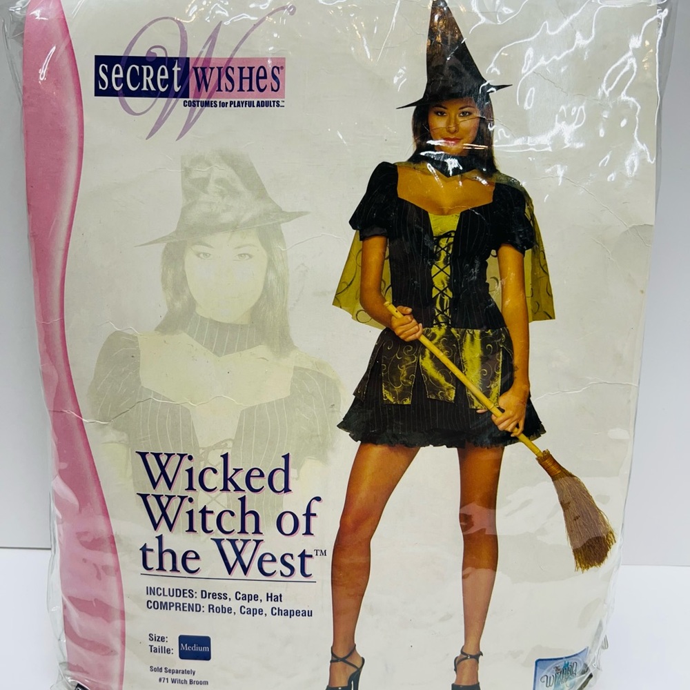 Wizard Of Oz Sexy Wicked Witch Secret Wishes Adult Womens Costume Sexy
